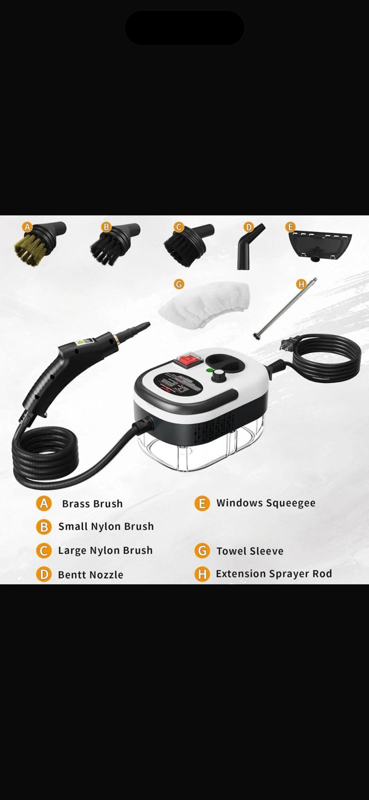 High-Pressure Steam Cleaner
